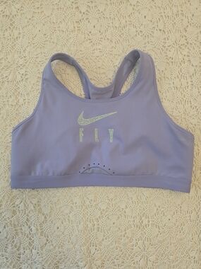 Nike Fly Lavender Sports Bra